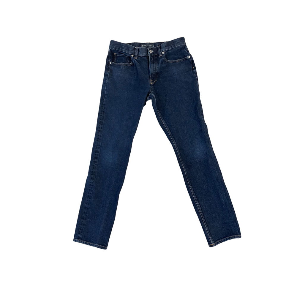 Everlane 32 Uniform Dark Wash Slim Leg Denim Jeans 32 X 30